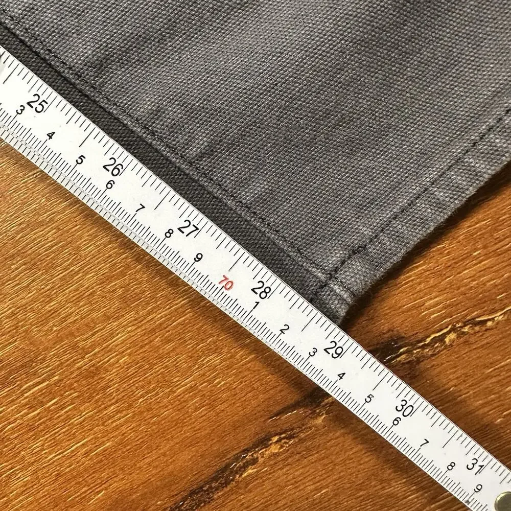 American Giant Jeans Mens 27x29 Gray Roughneck Canvas Skinny Fit Made In USA